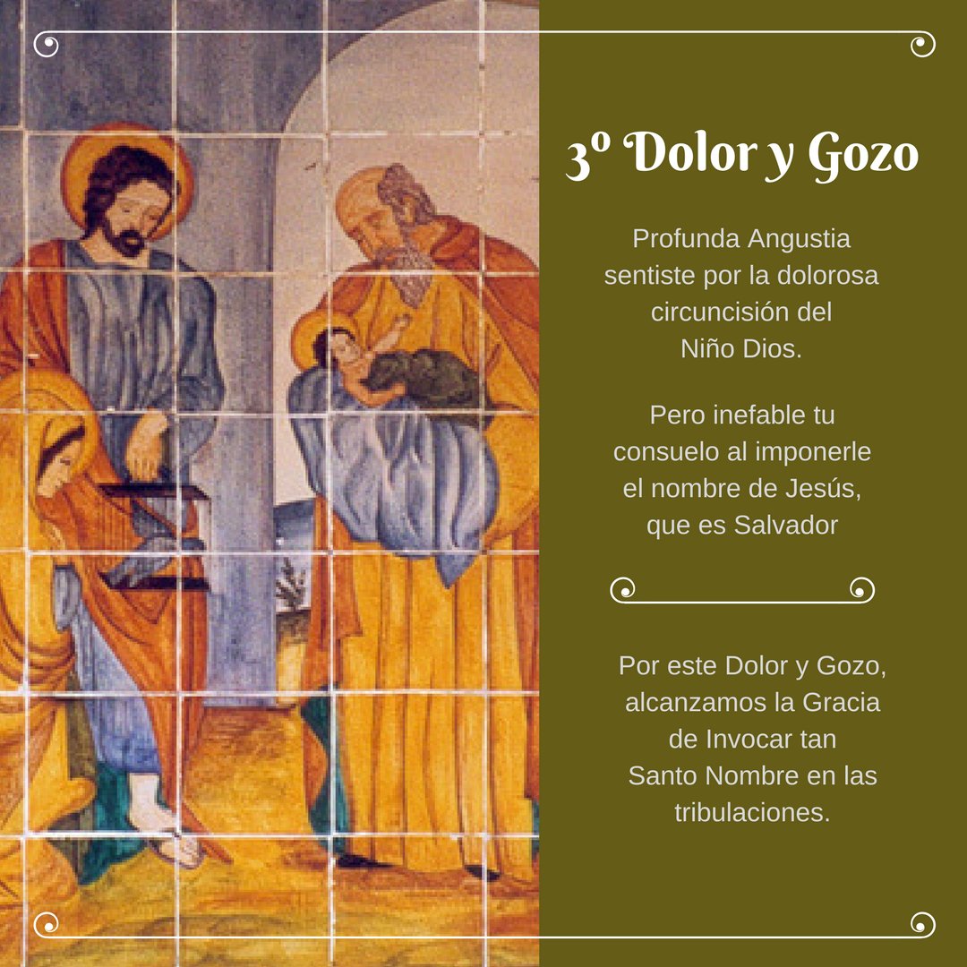 TERCER DOLOR Y GOZO SAN JOSÉ