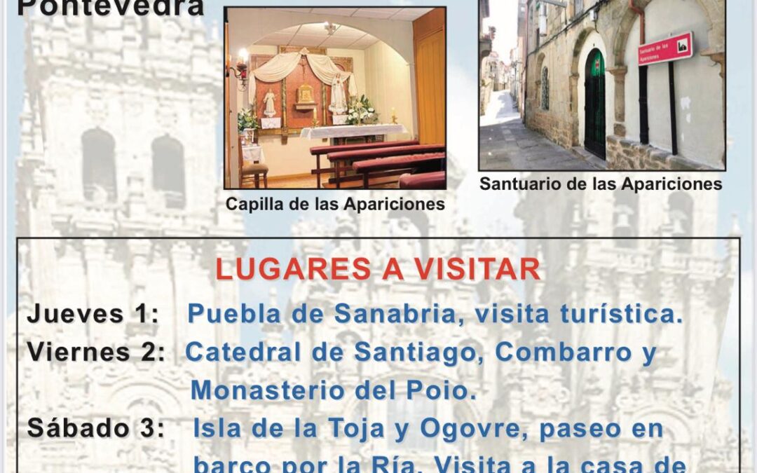 Peregrinación parroquial a Pontevedra y Santiago de Compostela