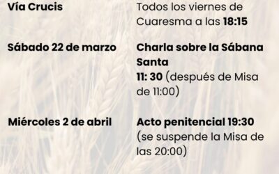 Horario de Cuaresma 2025
