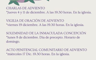 Adviento 2025: tiempo de preparación para la Navidad